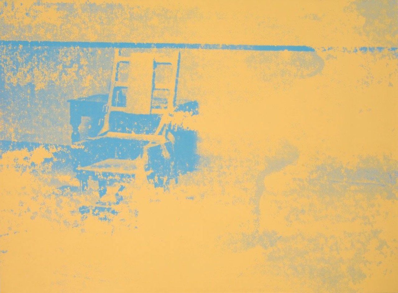 This picture shows the following artwork: Andy Warhol. Aus: „Electric Chair“. 1971.