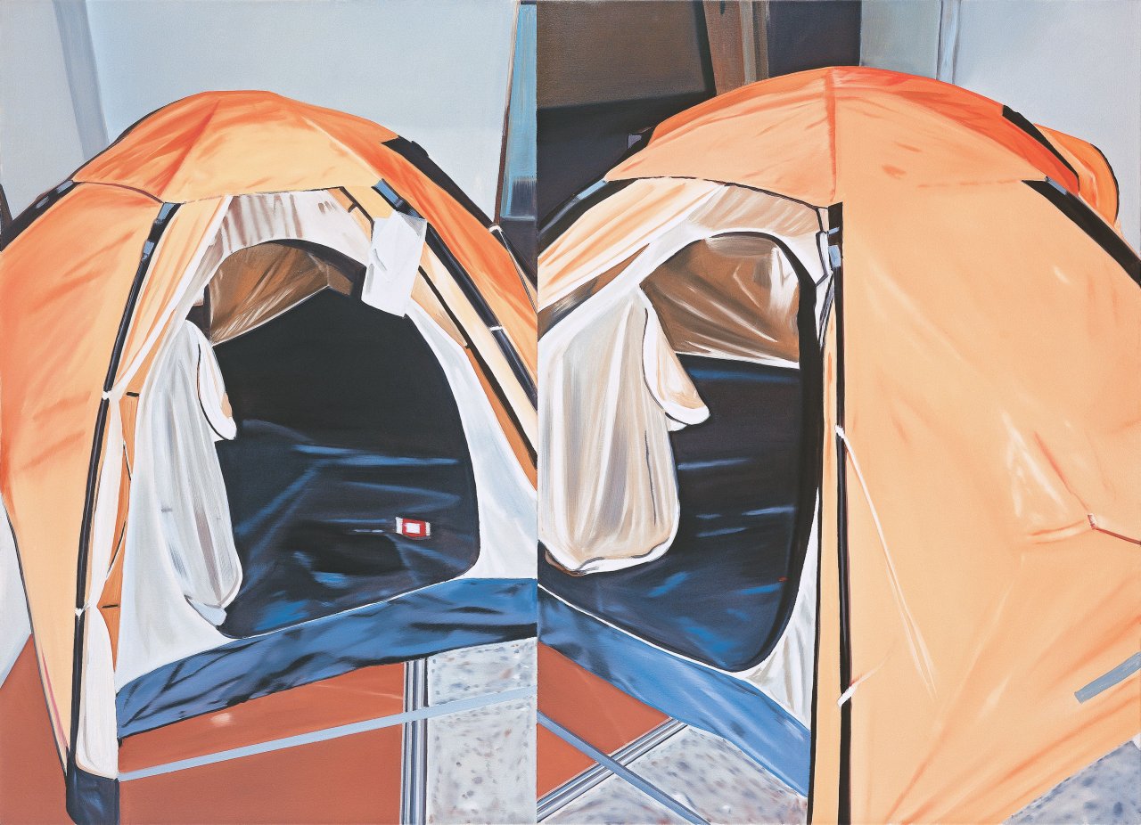 This picture shows the following artwork: Eberhard Havekost. ”Beziehung 2”. 2002.