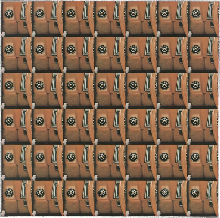 Auf diesem Bild ist das folgende Kunstwerk zu sehen: Peter Roehr. Ohne Titel (FO-97). 1965.