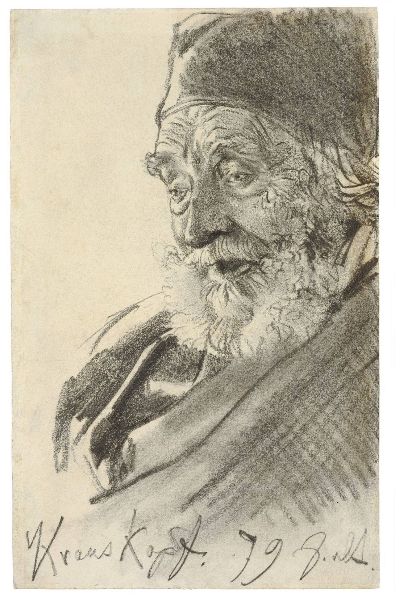 This picture shows the following artwork: Adolph Menzel. Justus Krauskopf. 1866.