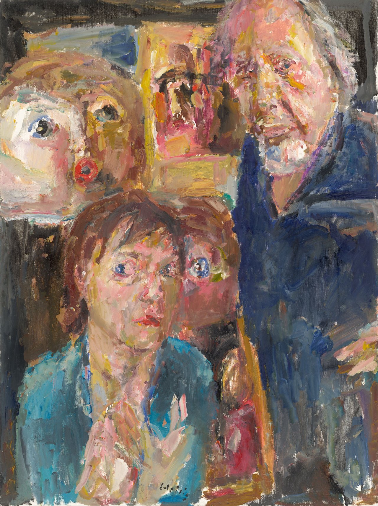 Auf diesem Bild ist das folgende Kunstwerk zu sehen: Bernhard Heisig. Selbstbildnis.