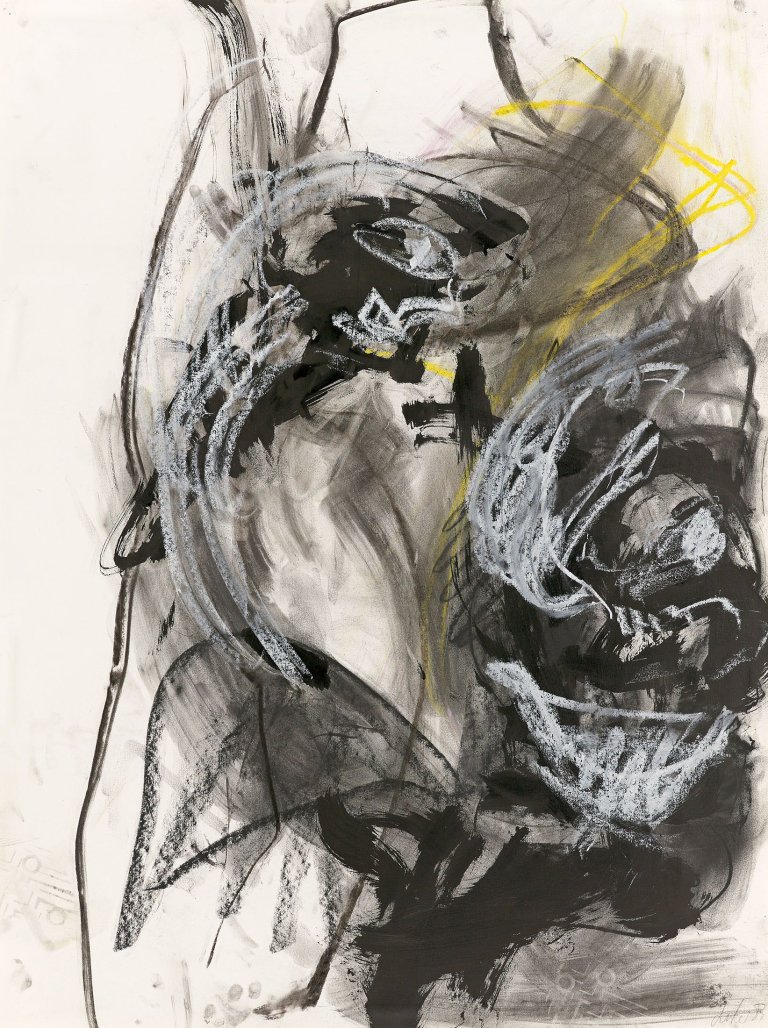 Auf diesem Bild ist das folgende Kunstwerk zu sehen: Martin Disler. Ohne Titel. 1983.