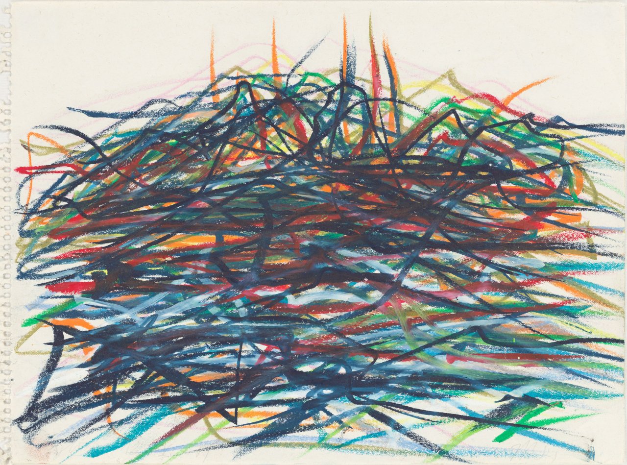 Auf diesem Bild ist das folgende Kunstwerk zu sehen: Max Uhlig. Landschaft. 1984.