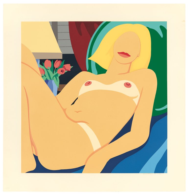 Auf diesem Bild ist das folgende Kunstwerk zu sehen: Tom Wesselmann. Claire Nude. 1980.