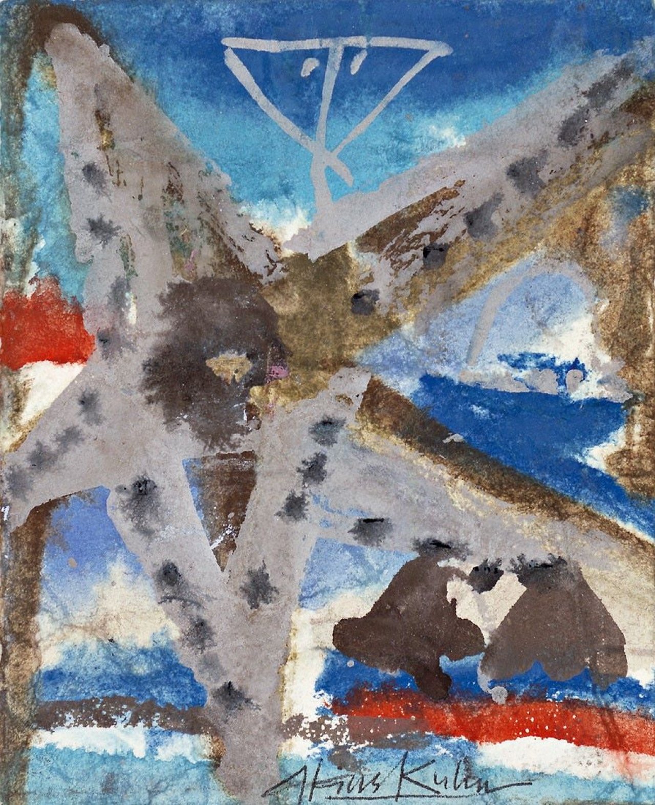 Auf diesem Bild ist das folgende Kunstwerk zu sehen: Hans Kuhn. Ohne Titel.