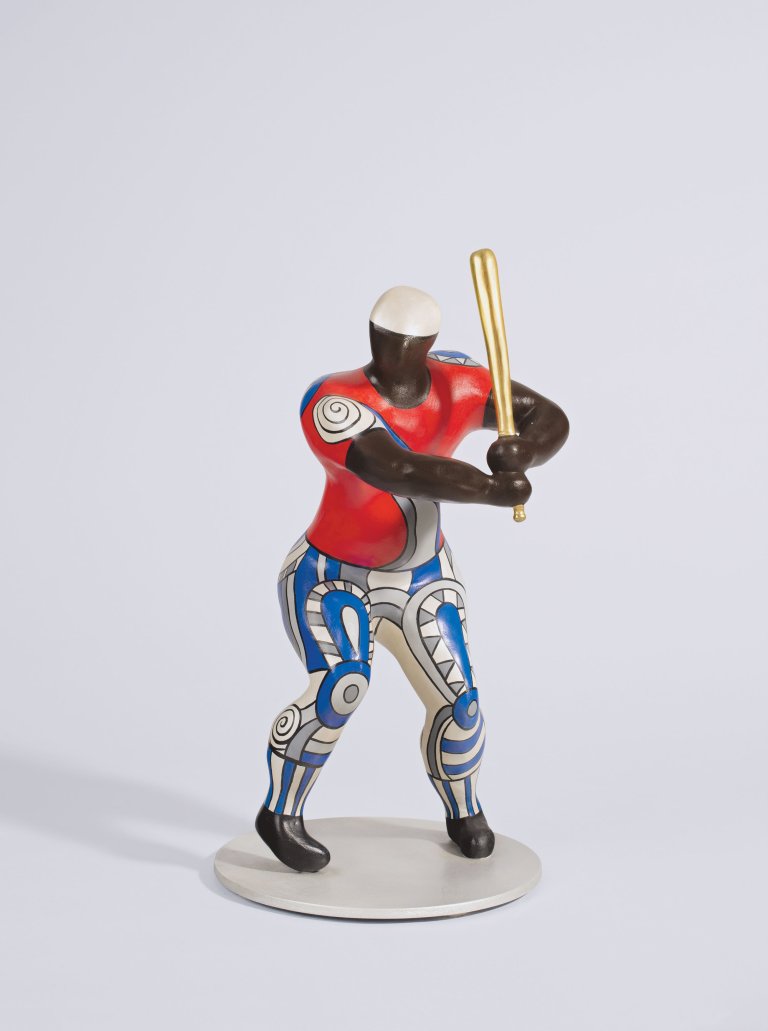 Auf diesem Bild ist das folgende Kunstwerk zu sehen: Niki de Saint Phalle. #19 Baseball Player. 1999.