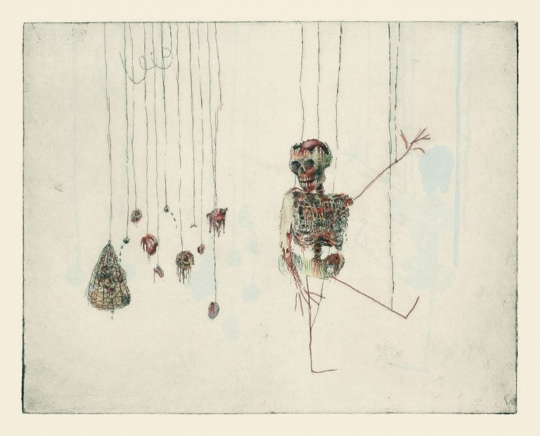 Auf diesem Bild ist das folgende Kunstwerk zu sehen: Jake und Dinos Chapman. „Disasters of War # 45“. 1999.