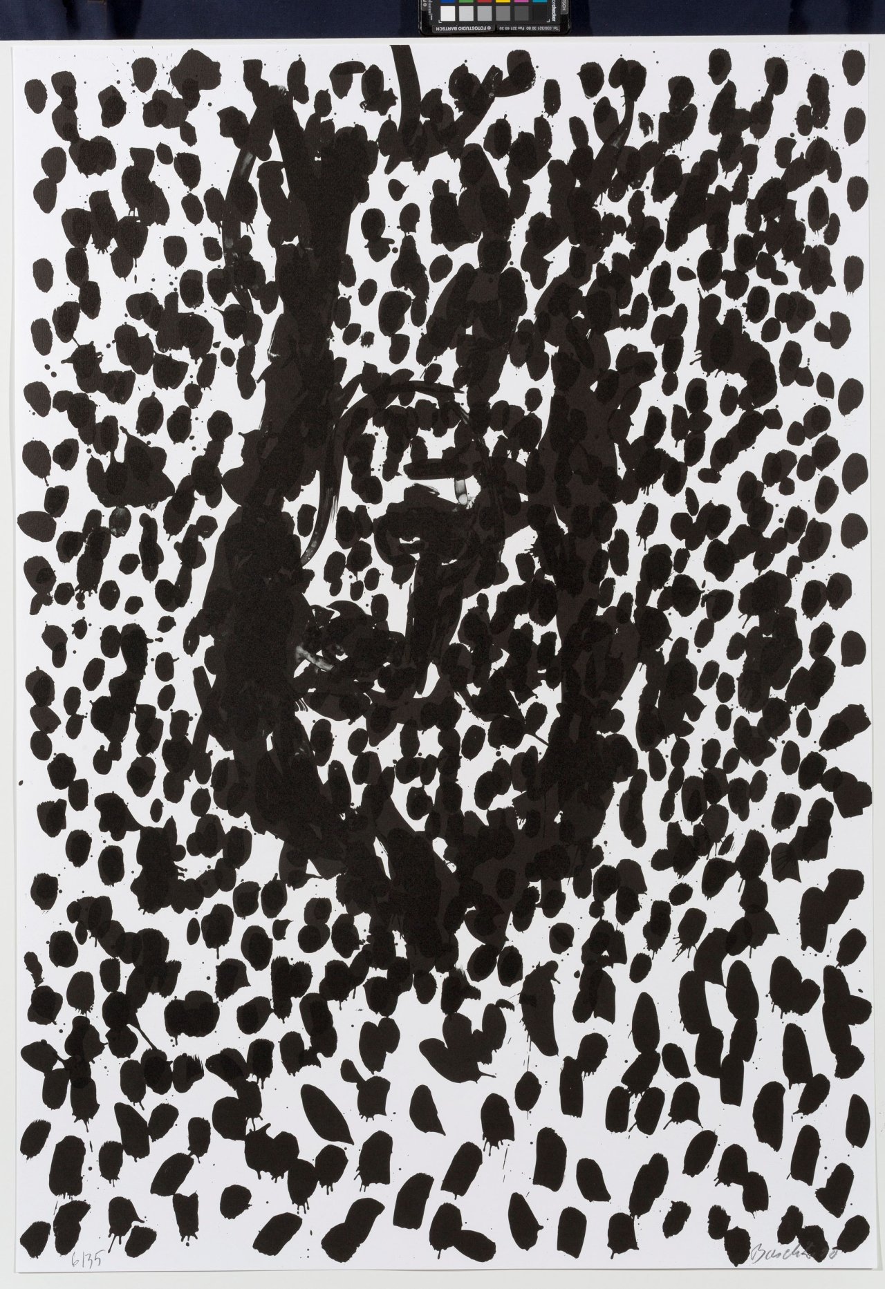 This picture shows the following artwork: Georg Baselitz. „Suite 45“. 1990.