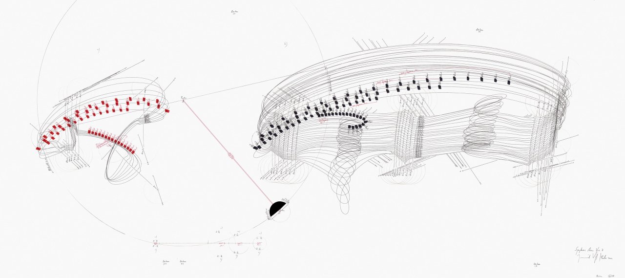 Auf diesem Bild ist das folgende Kunstwerk zu sehen: Jorinde Voigt. „Symphonic Area Var. 7“. 2009.