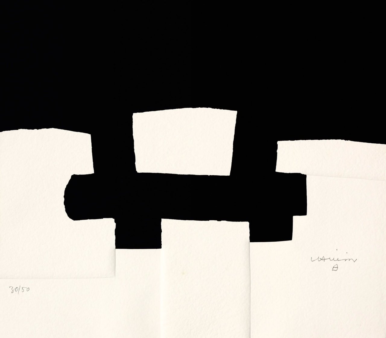Auf diesem Bild ist das folgende Kunstwerk zu sehen: Eduardo Chillida. „Berlin“. 1990.