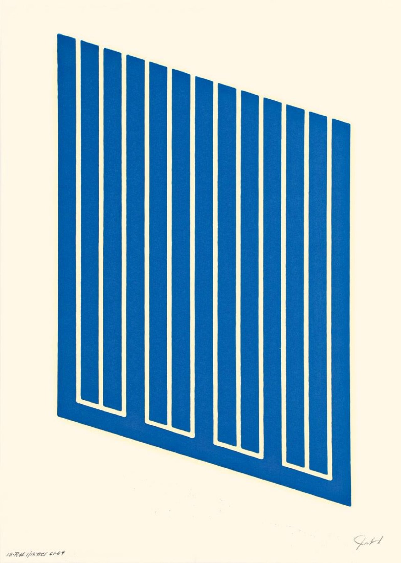 This picture shows the following artwork: Donald Judd. „Untitled“. 1961-63/1969.