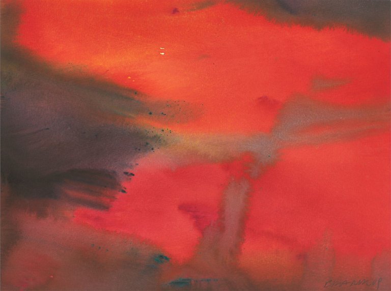 Auf diesem Bild ist das folgende Kunstwerk zu sehen: Herbert Brandl. Ohne Titel. 2009.
