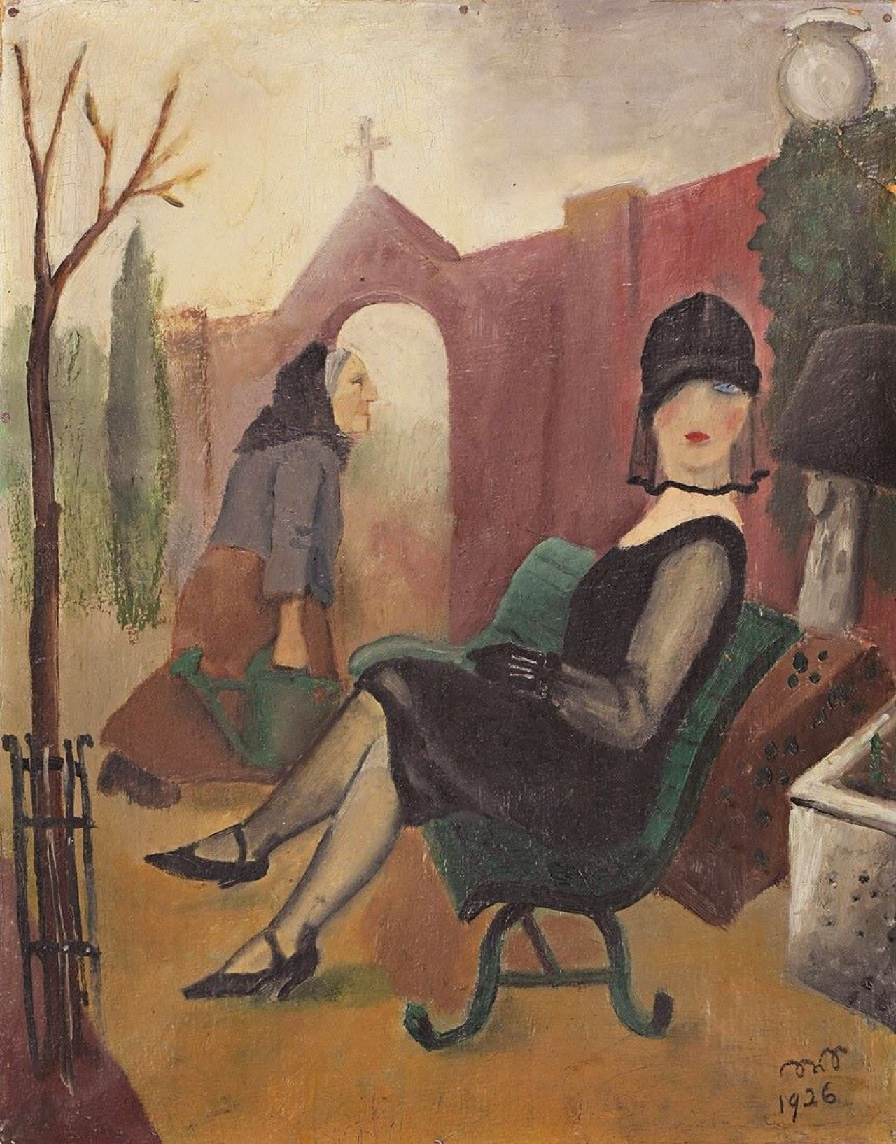 Auf diesem Bild ist das folgende Kunstwerk zu sehen: Wilhelm Seelig. „Zwei Witwen“. 1926.
