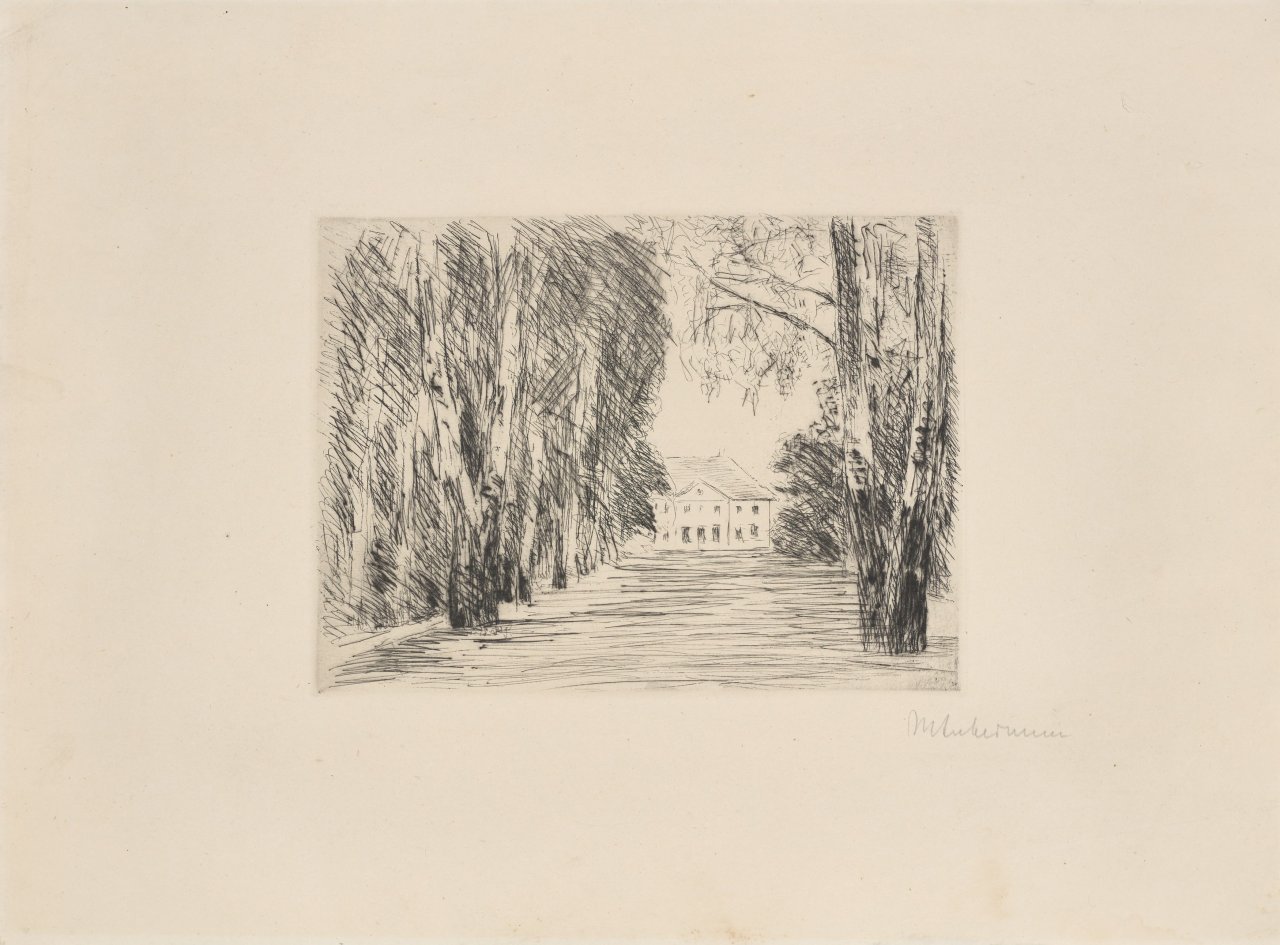 This picture shows the following artwork: Max Liebermann. ”Haus am Wannsee”. 1926.