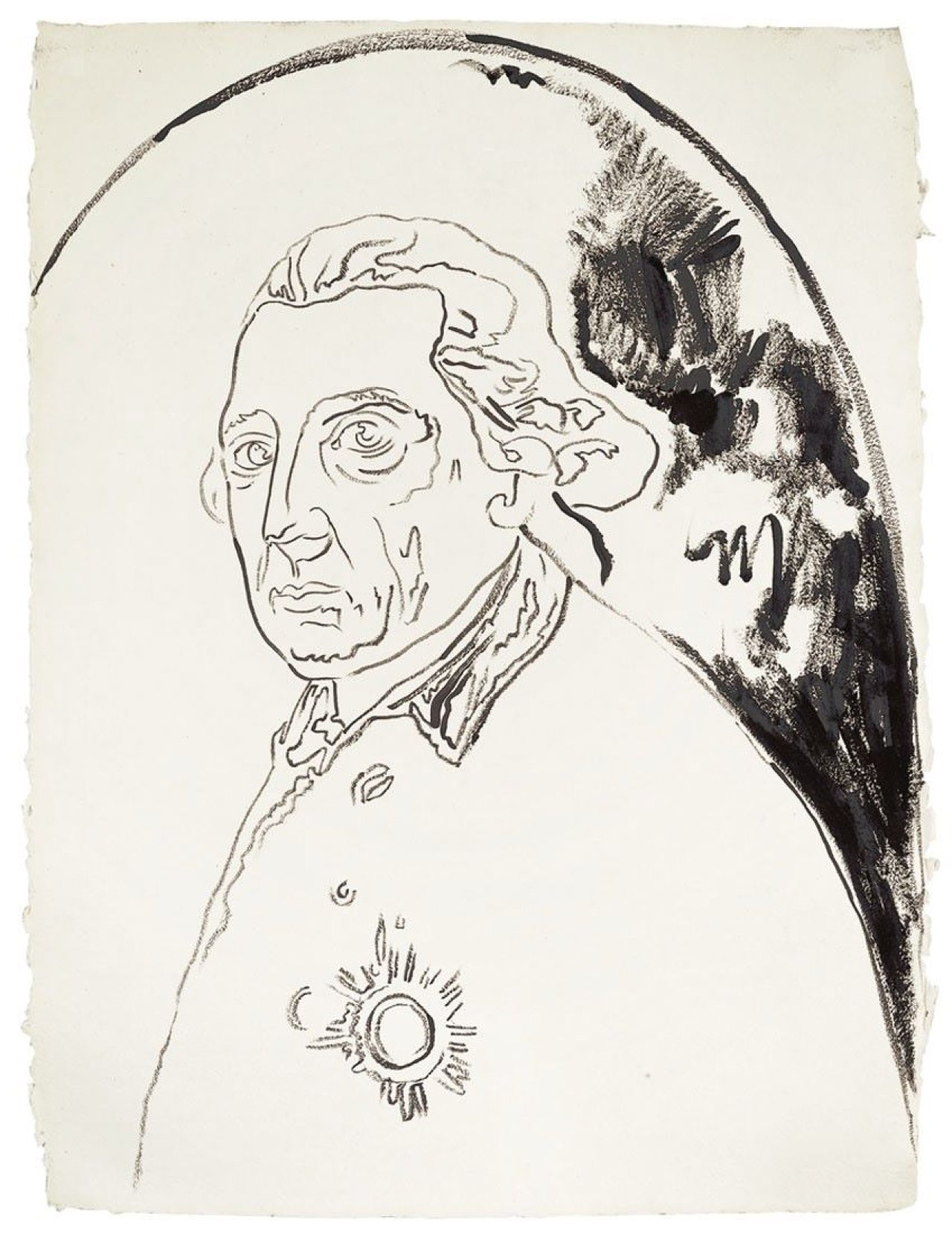 This picture shows the following artwork: Andy Warhol. Friedrich der Grosse. 1986.