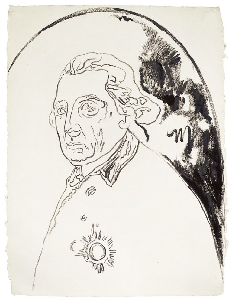 This picture shows the following artwork: Andy Warhol. Friedrich der Grosse. 1986.