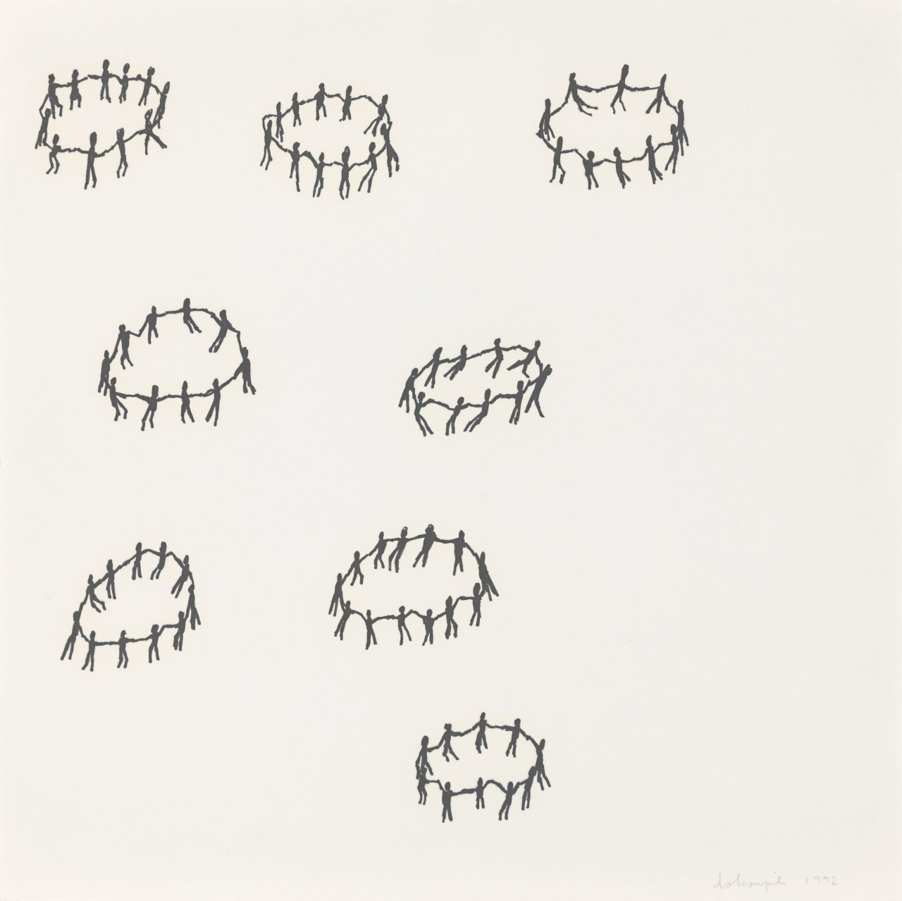 Auf diesem Bild ist das folgende Kunstwerk zu sehen: Jiří Georg Dokoupil. Sardana. 1992.
