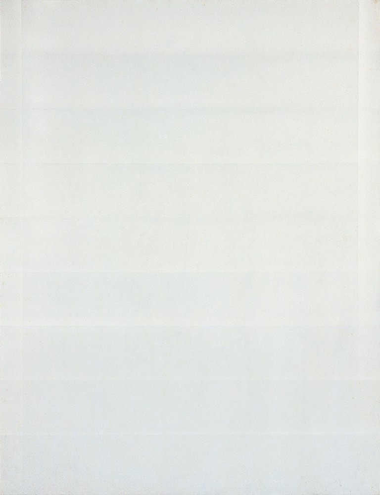 Auf diesem Bild ist das folgende Kunstwerk zu sehen: Raimund Girke. Weissmodulation. 1971.