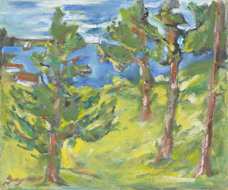 Auf diesem Bild ist das folgende Kunstwerk zu sehen: Arthur Degner. Wannsee.