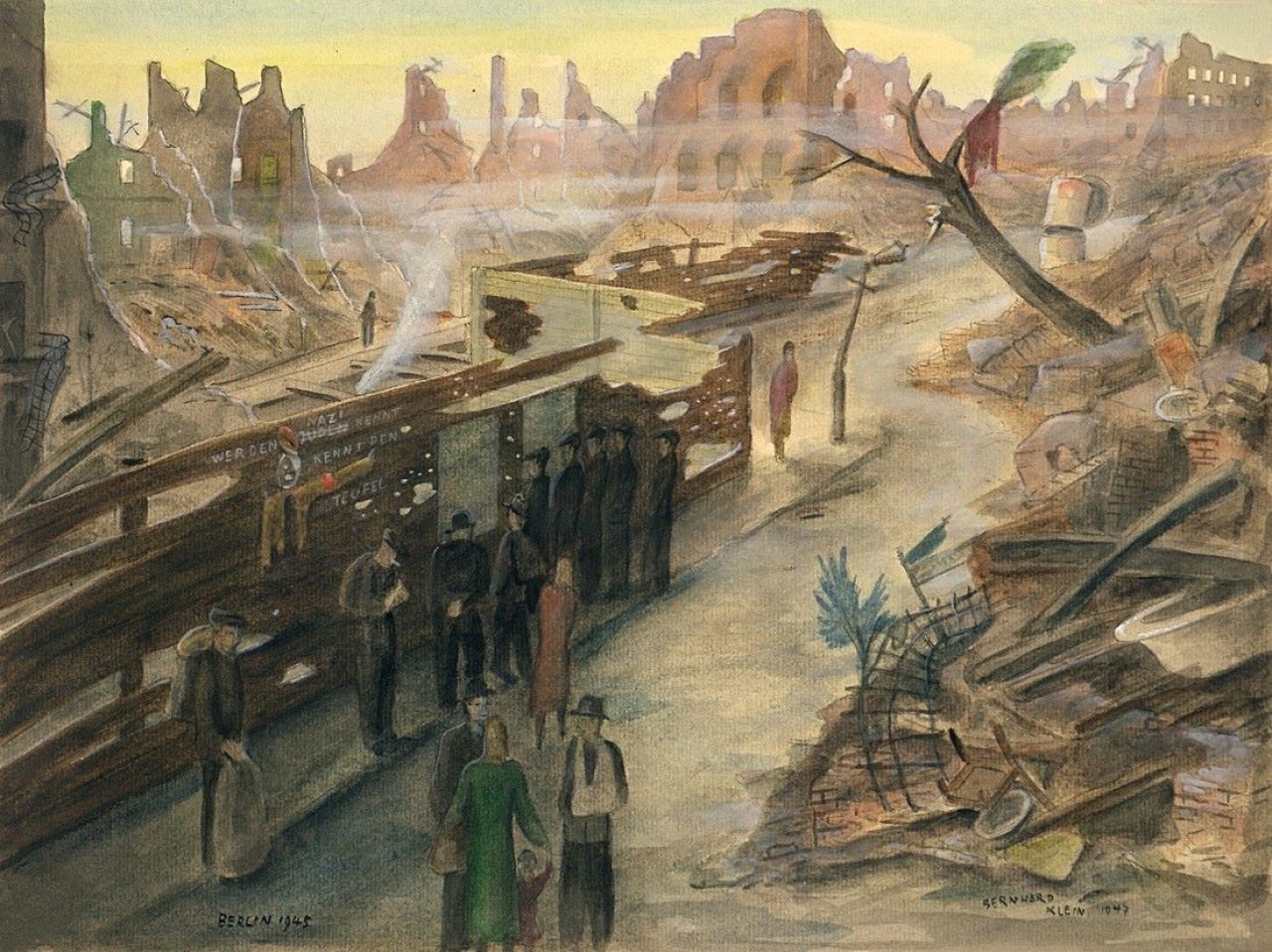 Auf diesem Bild ist das folgende Kunstwerk zu sehen: Bernhard Klein. „Berlin 1943“. 1947.