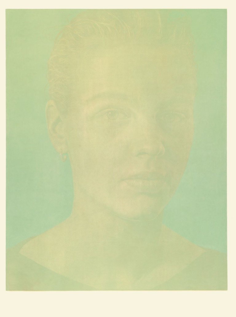 Auf diesem Bild ist das folgende Kunstwerk zu sehen: Franz Gertsch. „Natascha IV“. 1987/88.