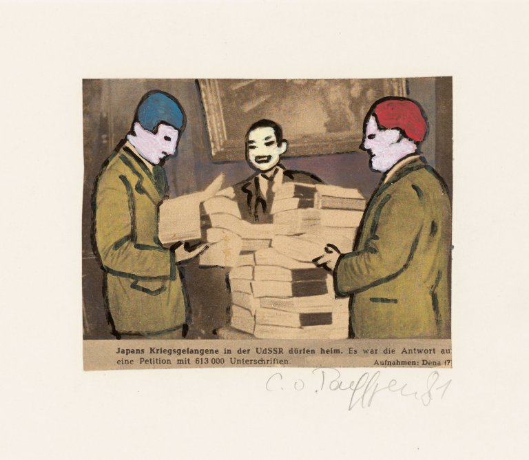 Auf diesem Bild ist das folgende Kunstwerk zu sehen: C.O. Paeffgen. „Ohne Titel“. 1981.