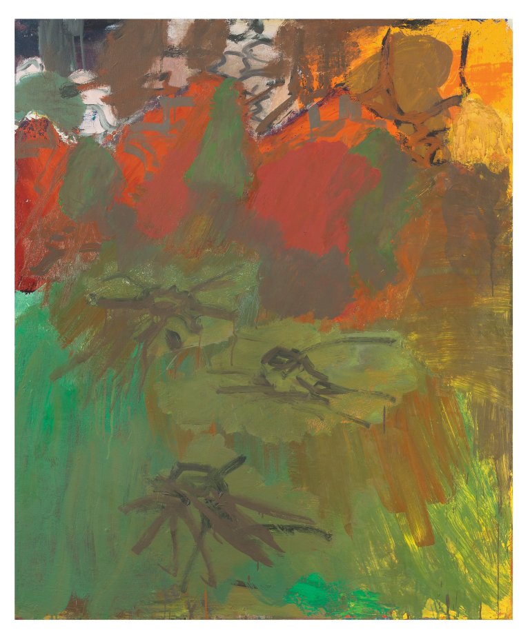 Auf diesem Bild ist das folgende Kunstwerk zu sehen: Per Kirkeby. „Skowhegan VI“. 1991.