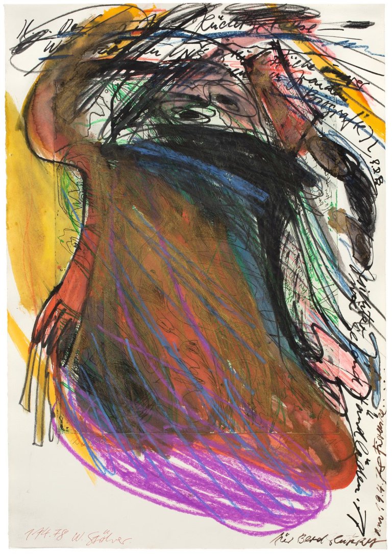 Auf diesem Bild ist das folgende Kunstwerk zu sehen: Walter Stöhrer. Ohne Titel. 1978.