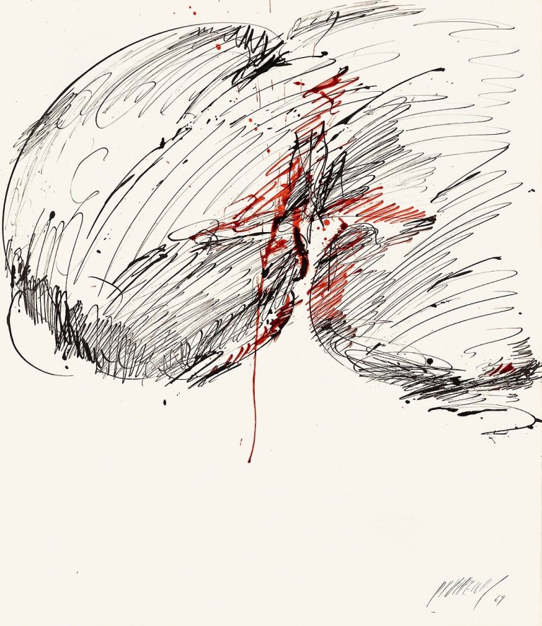 Auf diesem Bild ist das folgende Kunstwerk zu sehen: Markus Prachensky. „Los Angeles“. 1969.