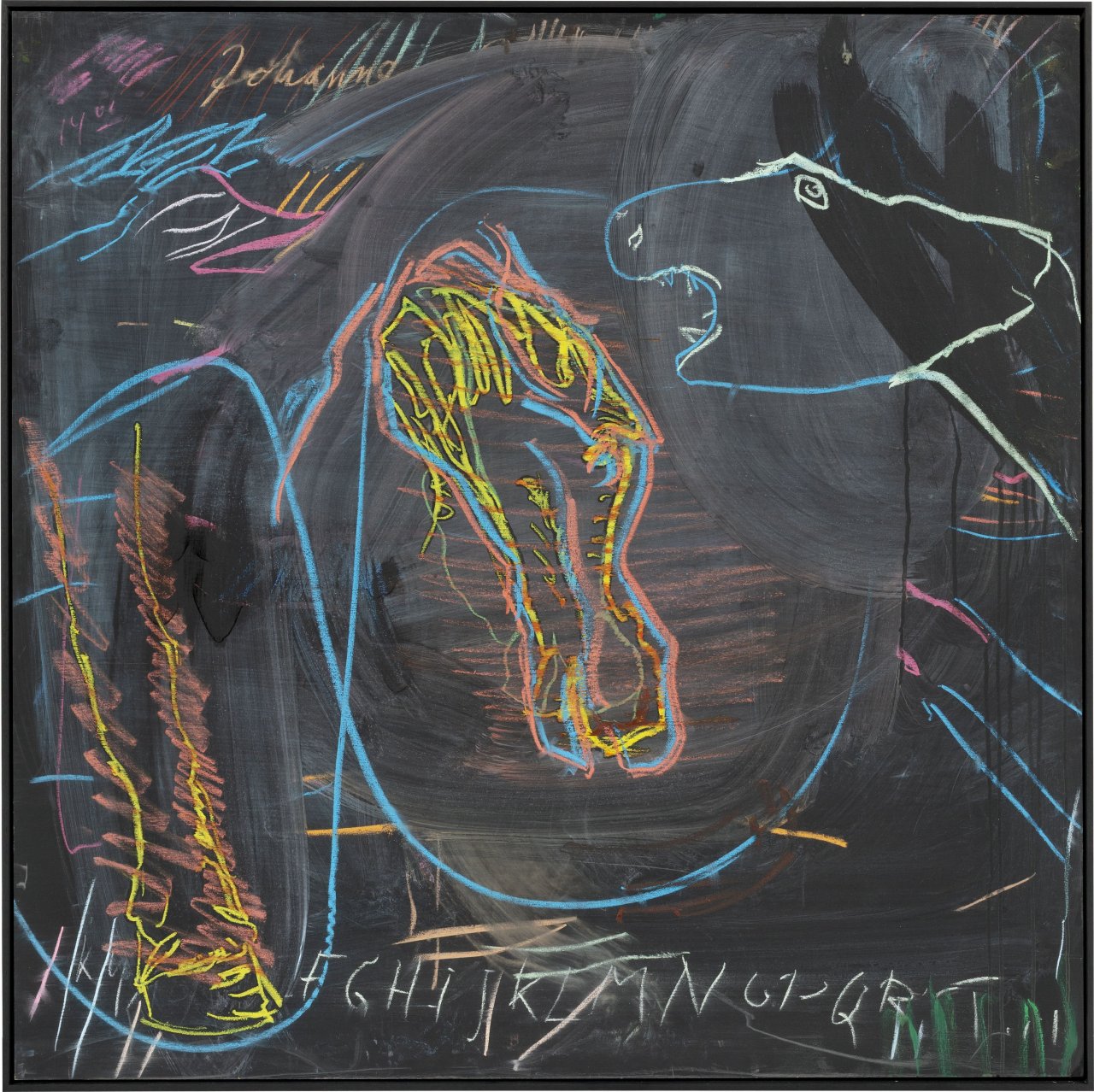 Auf diesem Bild ist das folgende Kunstwerk zu sehen: Per Kirkeby. Ohne Titel. 2009.