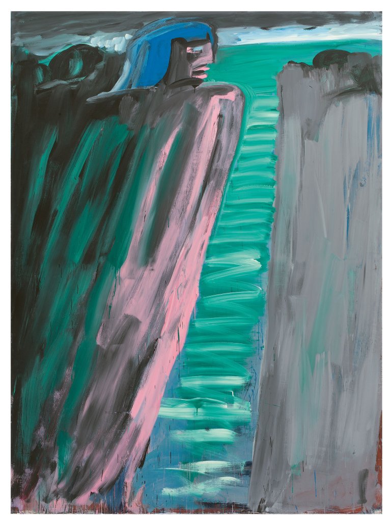 Auf diesem Bild ist das folgende Kunstwerk zu sehen: Karl Horst Hödicke. „Felsen der Sirene“. 1982.