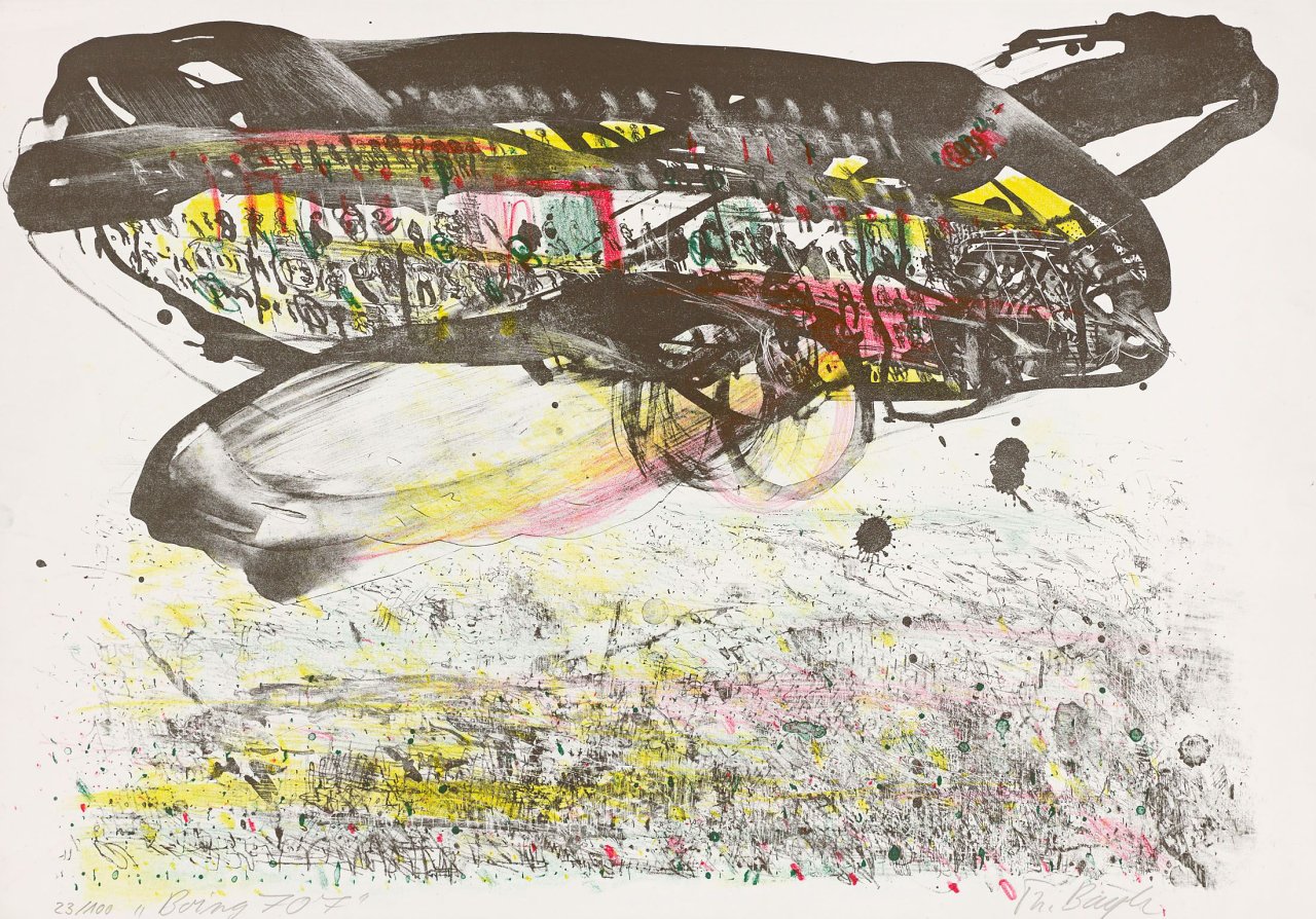 Auf diesem Bild ist das folgende Kunstwerk zu sehen: Thomas Bayrle. „Boeing 707“.