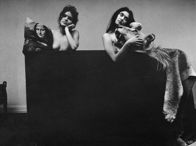 Auf diesem Bild ist das folgende Kunstwerk zu sehen: Karin Székessy (d.i. Wunderlich). The lion of Mona Lisa. 1968.