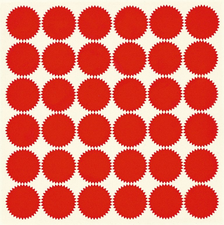 Auf diesem Bild ist das folgende Kunstwerk zu sehen: Peter Roehr. Ohne Titel. Um 1968.