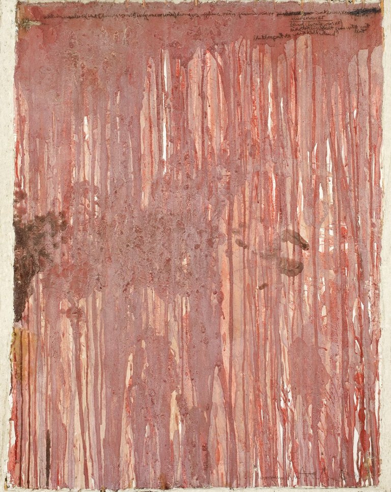 Auf diesem Bild ist das folgende Kunstwerk zu sehen: Hermann Nitsch. Ohne Titel. 1984.