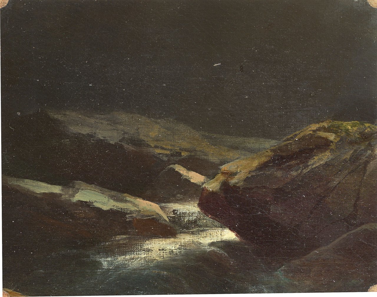 Catalog image of „Im Plauenschen Grund bey Nacht“. (Nach) 1847