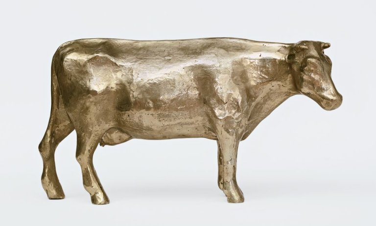 Auf diesem Bild ist das folgende Kunstwerk zu sehen:  SEO (d.i. Seo Soo-Kyoung ). „Kuh“. 2003.