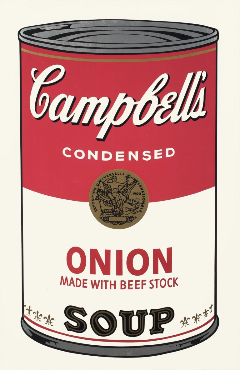 This picture shows the following artwork: Andy Warhol. From: „Campbell's Soup I“. 1968.