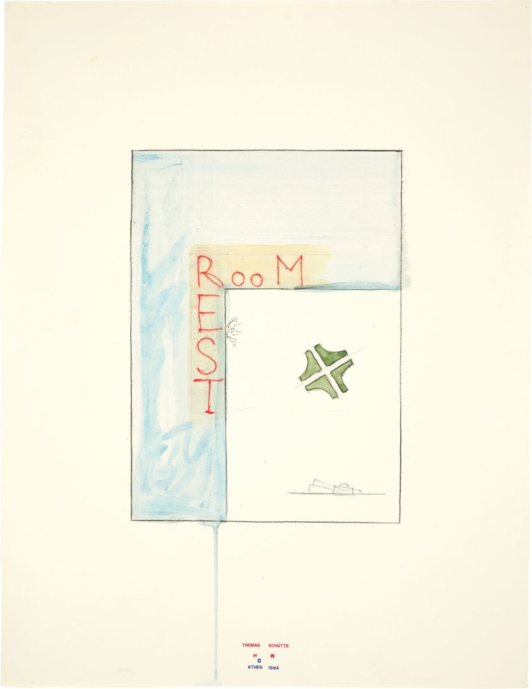 Auf diesem Bild ist das folgende Kunstwerk zu sehen: Thomas Schütte. Ohne Titel. 1984.