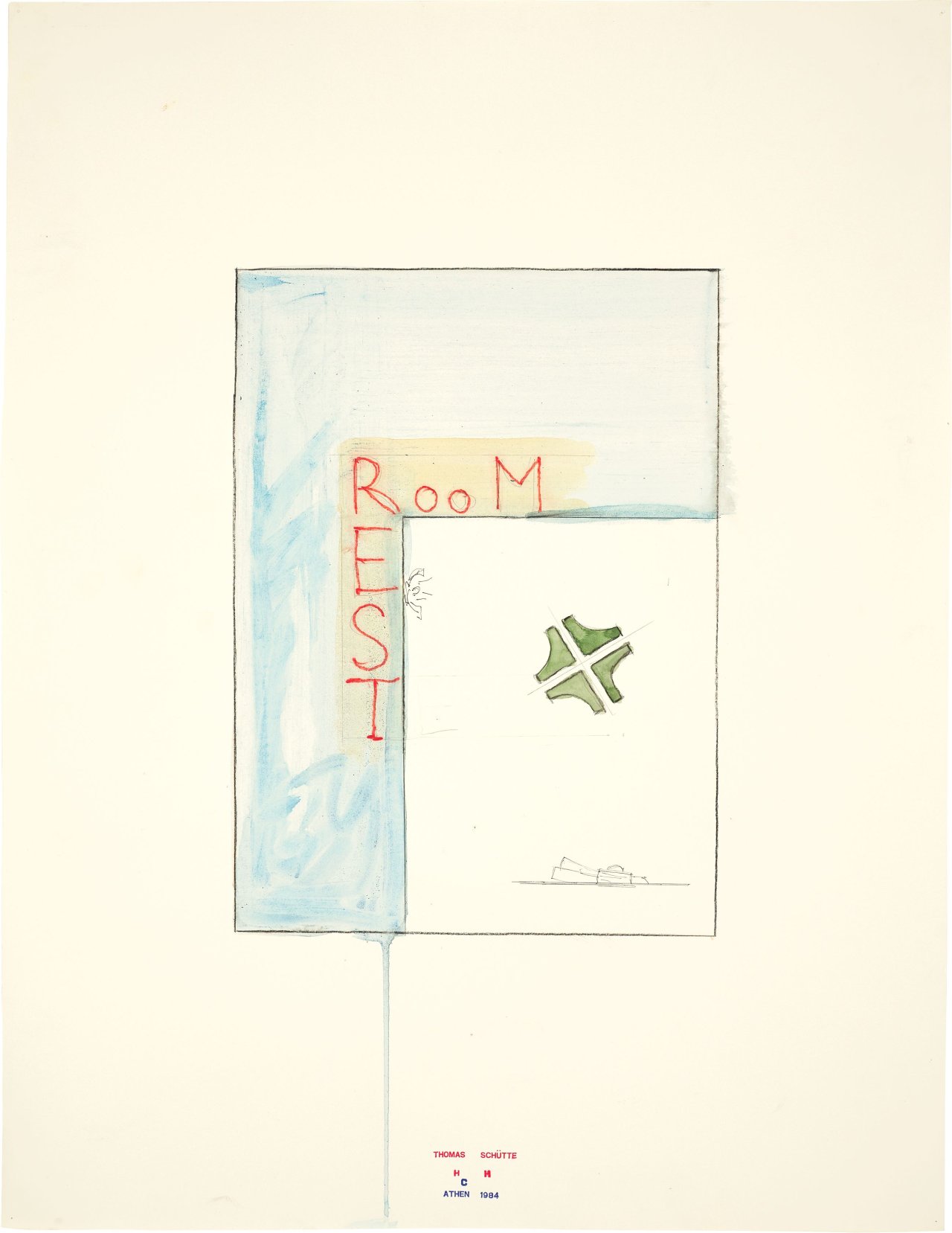 Auf diesem Bild ist das folgende Kunstwerk zu sehen: Thomas Schütte. Ohne Titel. 1984.