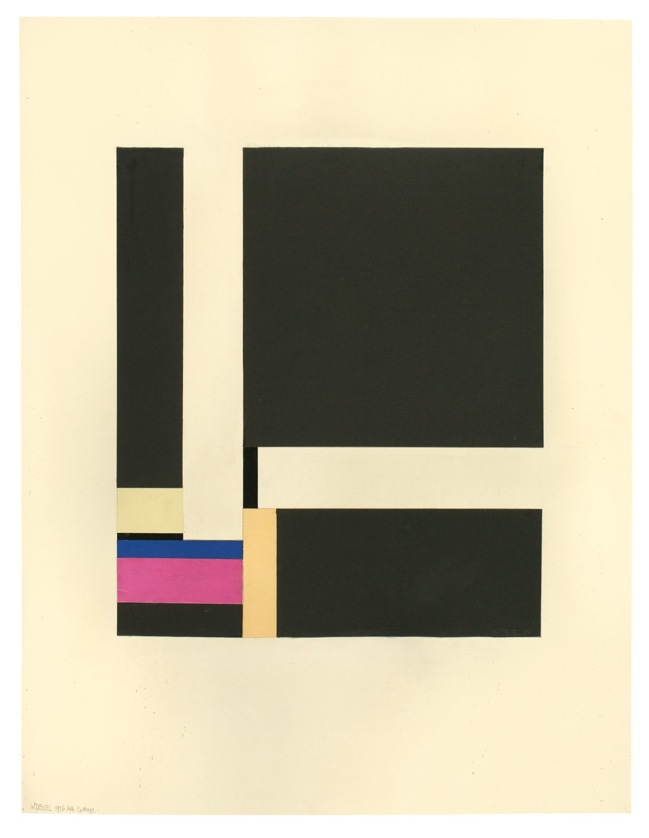 This picture shows the following artwork: Walter Dexel. Composition. 1926.