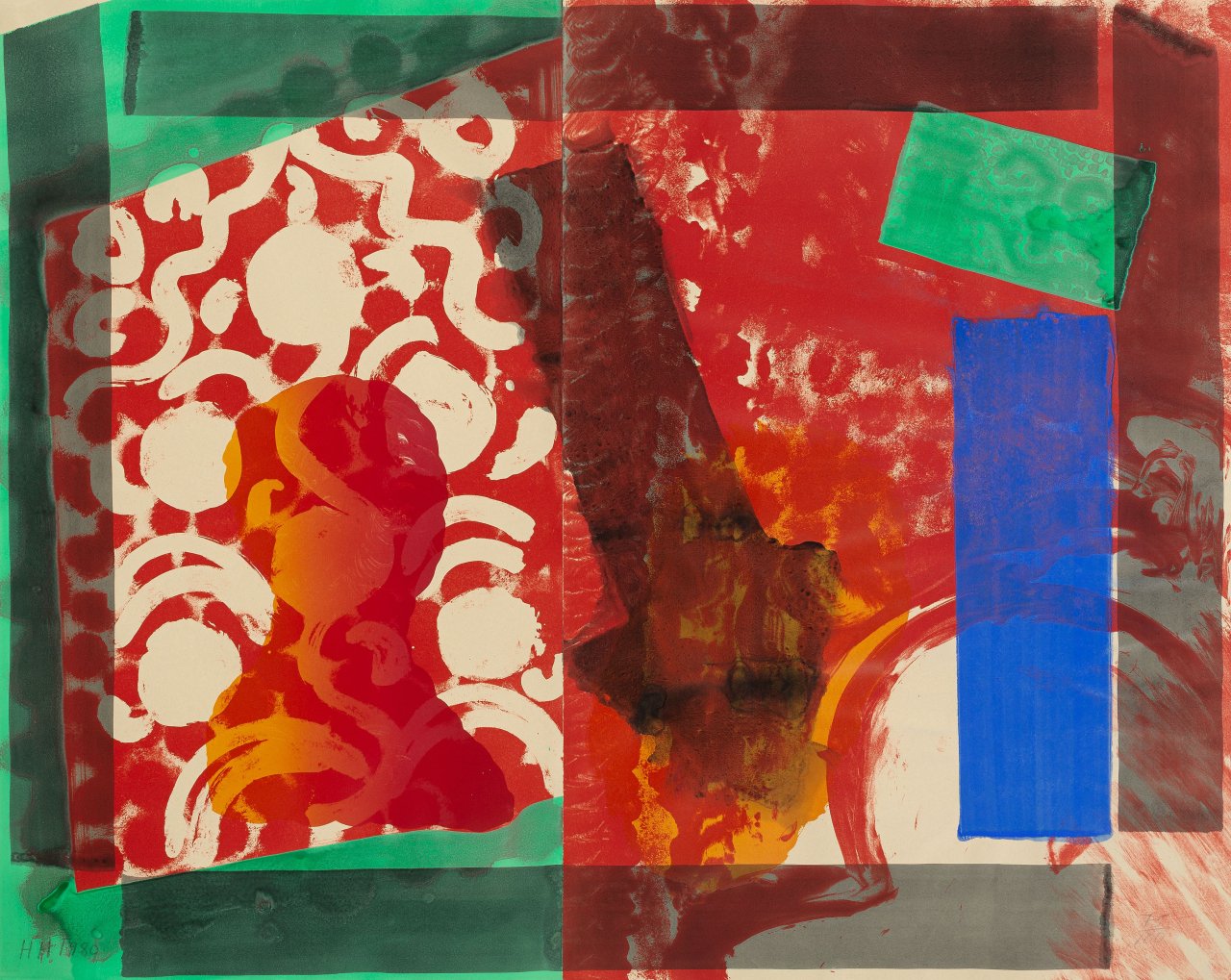 Auf diesem Bild ist das folgende Kunstwerk zu sehen: Howard Hodgkin. Moonlight. 1980.