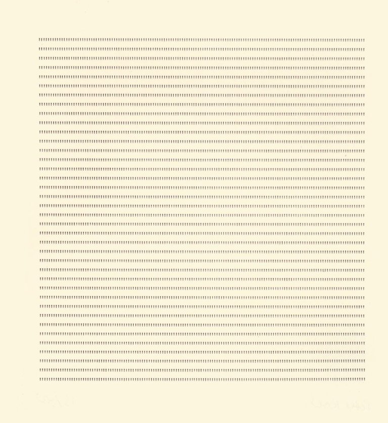 Auf diesem Bild ist das folgende Kunstwerk zu sehen: Peter Roehr. Ohne Titel (GR-3). 1963.