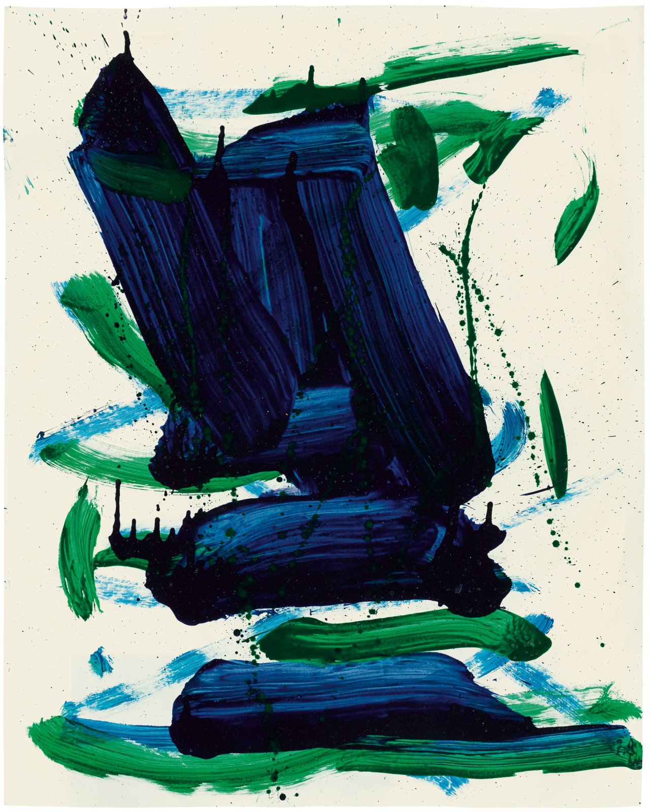 Auf diesem Bild ist das folgende Kunstwerk zu sehen: Sam Francis. (SF80-686). 1980.
