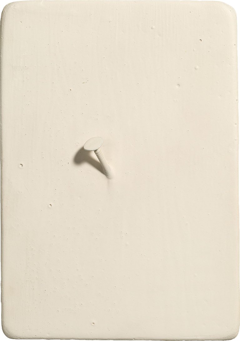 Auf diesem Bild ist das folgende Kunstwerk zu sehen: Günther Uecker. „Traffic Paint“. 1966.