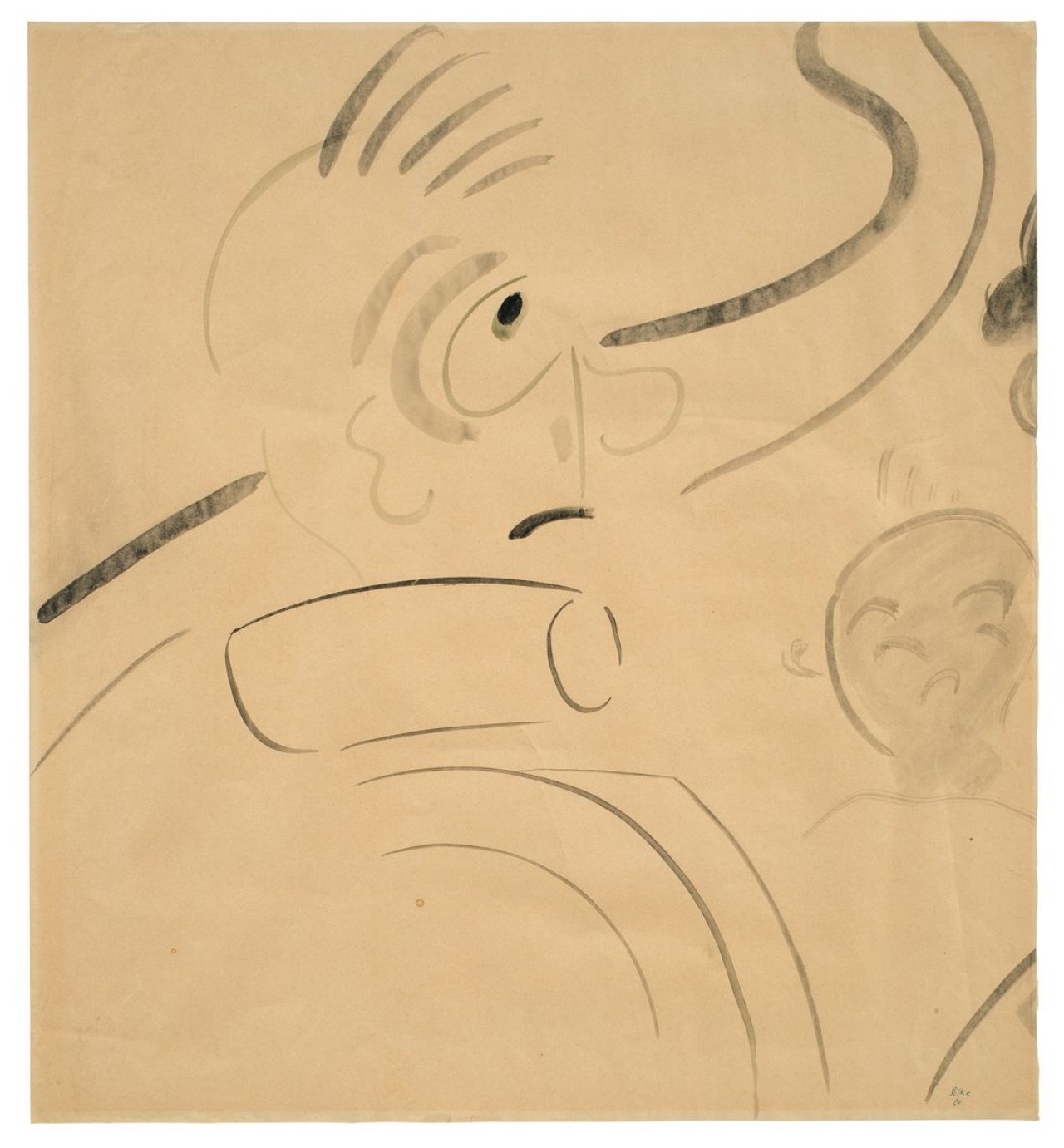 Auf diesem Bild ist das folgende Kunstwerk zu sehen: Sigmar Polke. Ohne Titel. 1966.