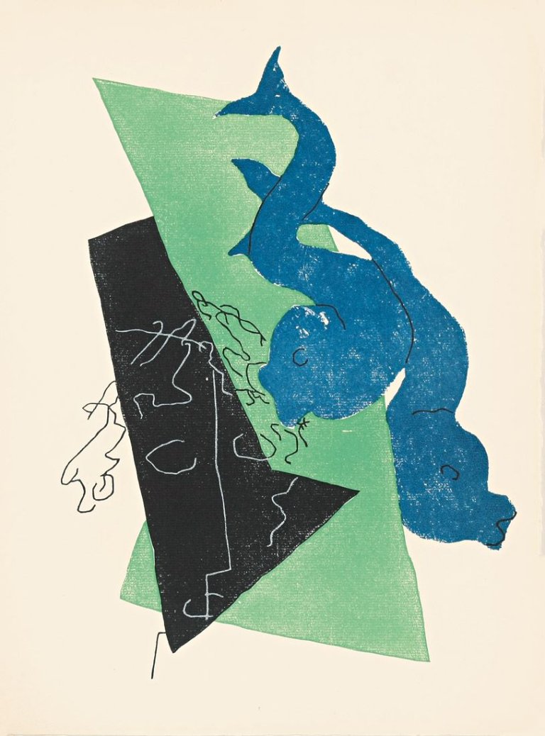 Auf diesem Bild ist das folgende Kunstwerk zu sehen: Henri Laurens. „Lucien de Samosate: Dialogues“. 1951.
