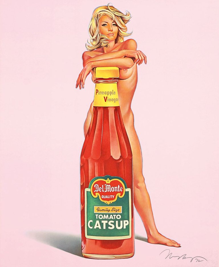 Auf diesem Bild ist das folgende Kunstwerk zu sehen: Mel Ramos. „Della Monty“. 1972.