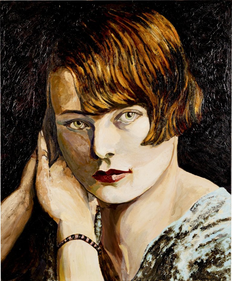Auf diesem Bild ist das folgende Kunstwerk zu sehen: Cornelia Schleime. Lena. 1996.