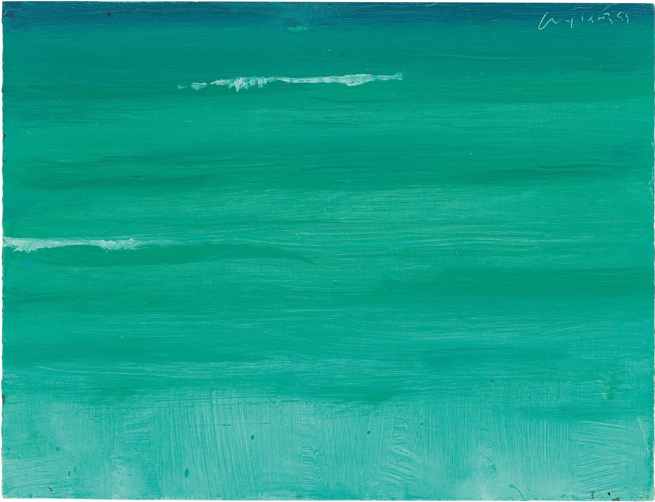 Auf diesem Bild ist das folgende Kunstwerk zu sehen: Alex Katz. „Marine Study #413“. 1999.